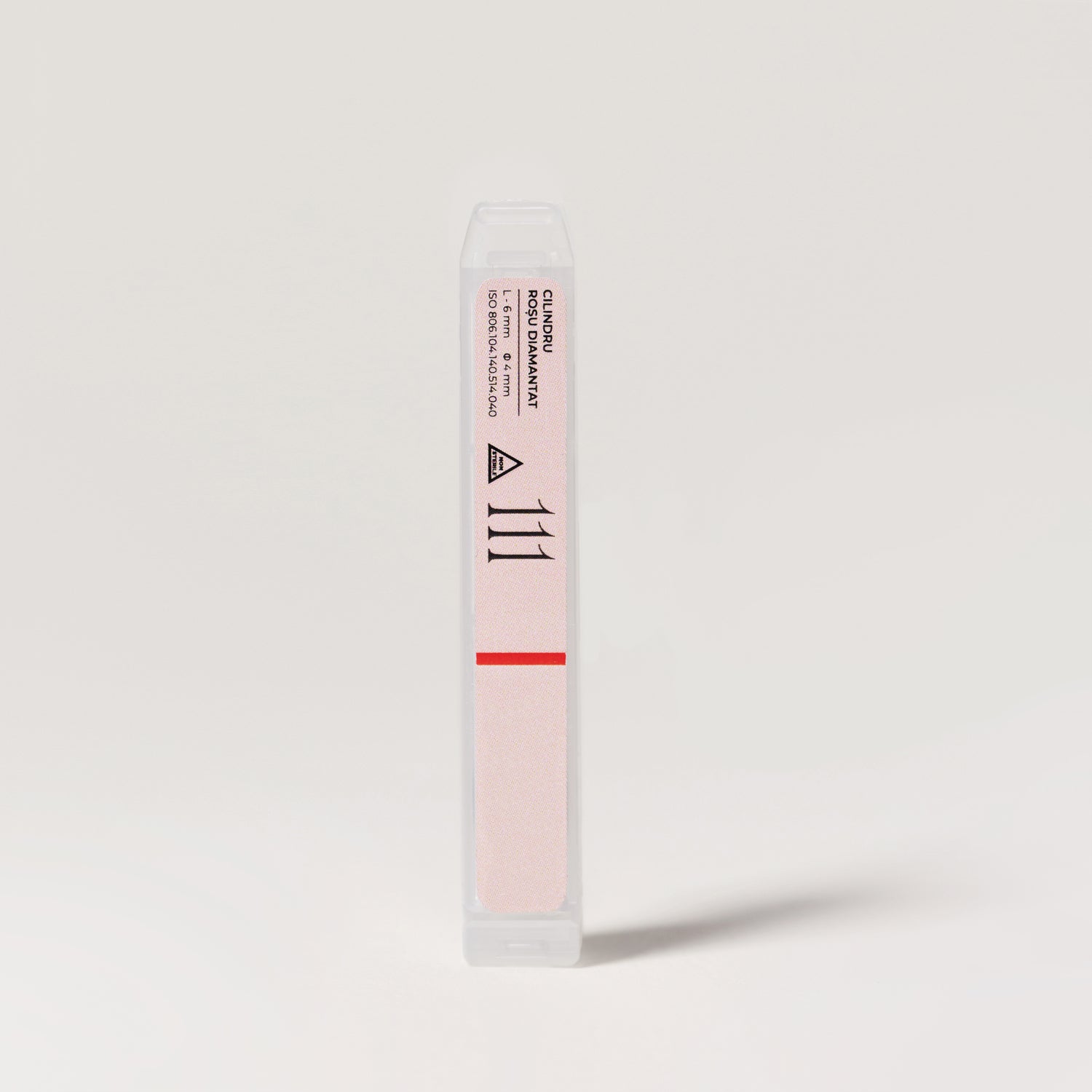 Cilindru Roșu Diamantat