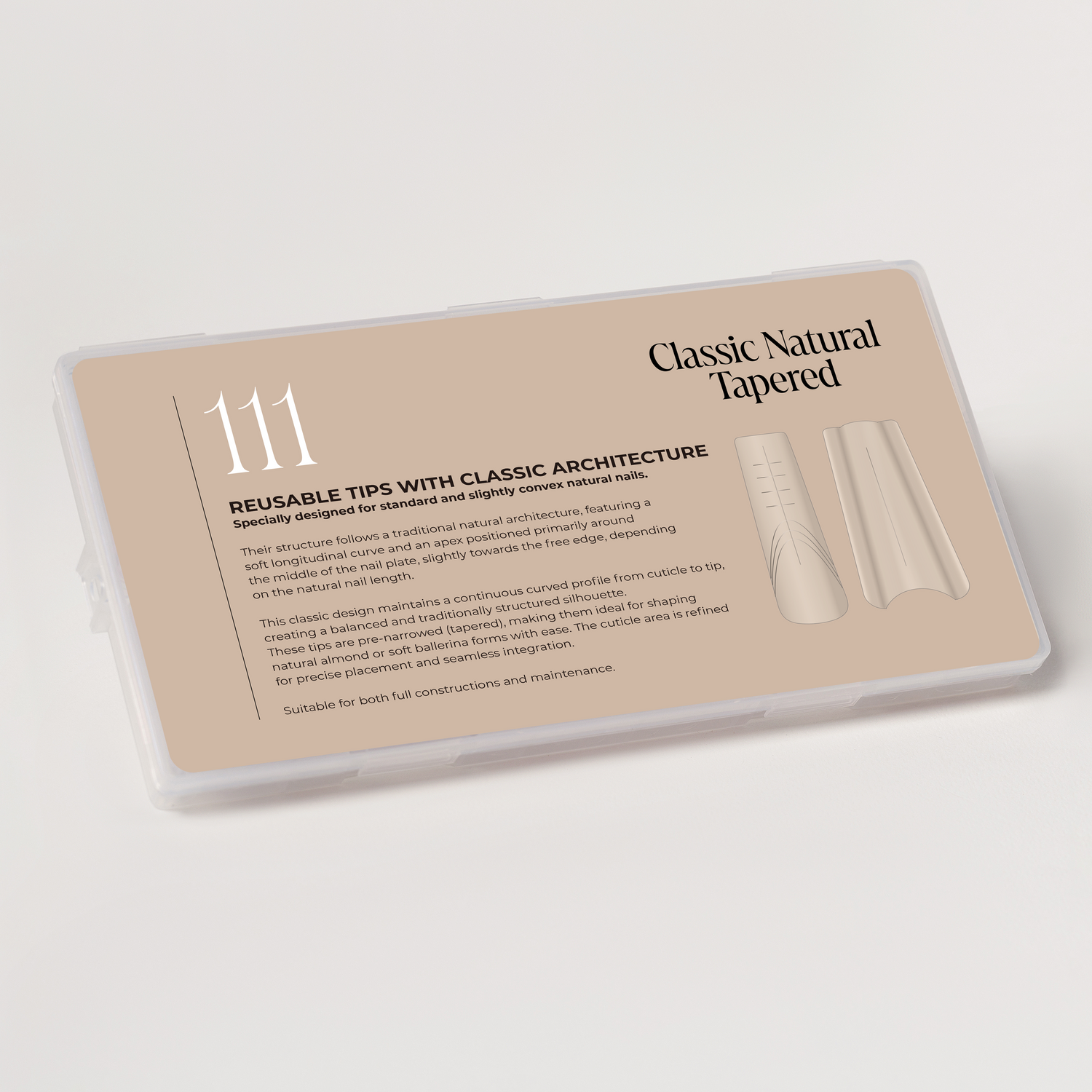 Classic natural tapered tips