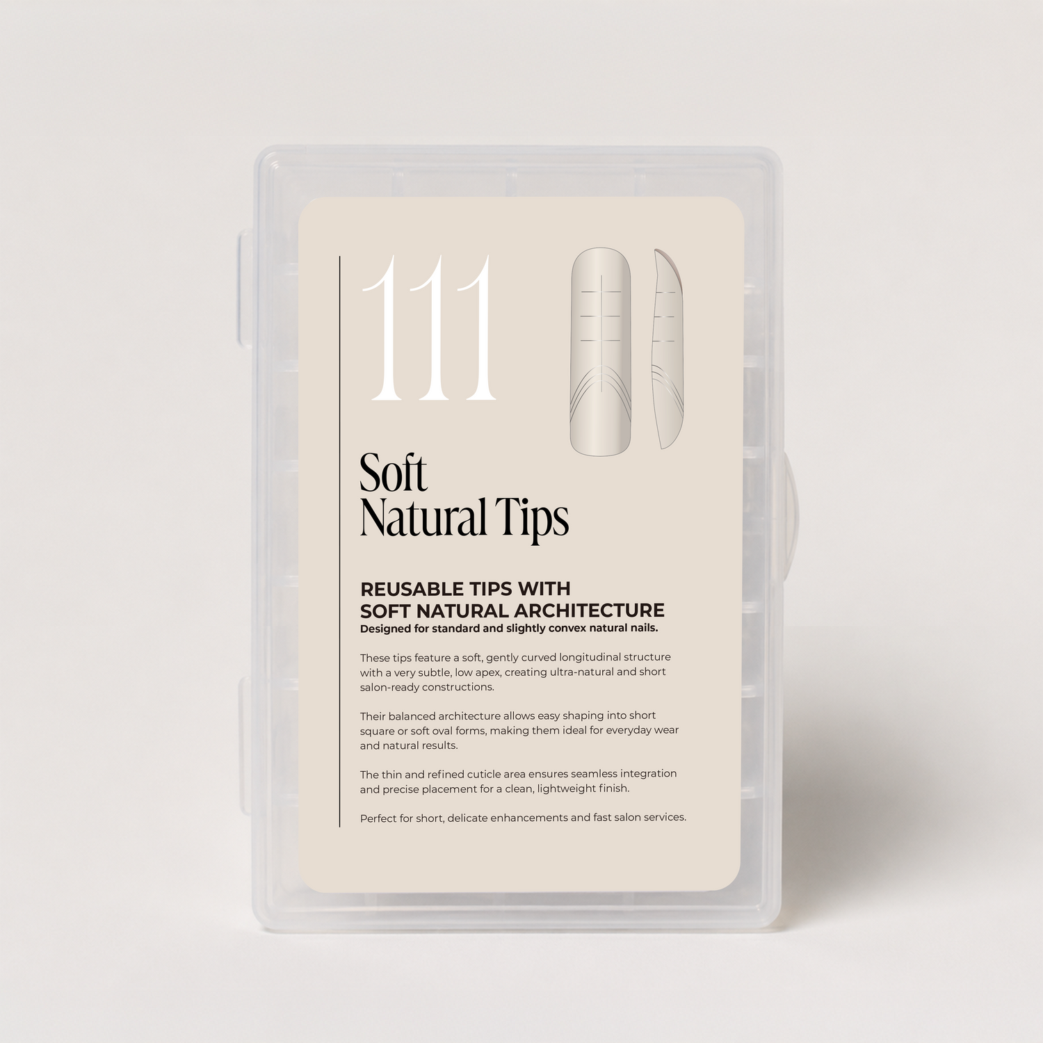 Soft natural tips