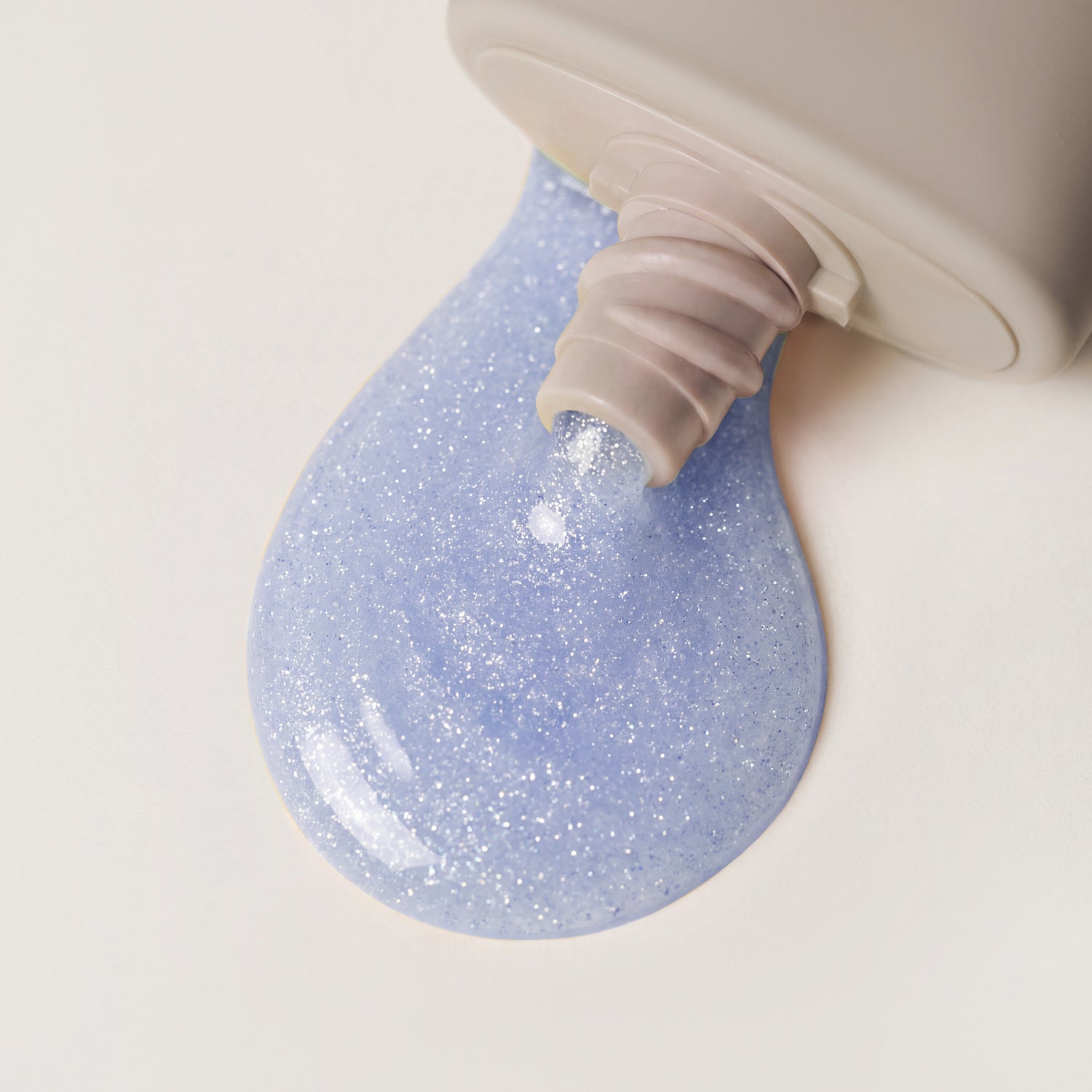 Blue White Shimmer Easy File Acrygel