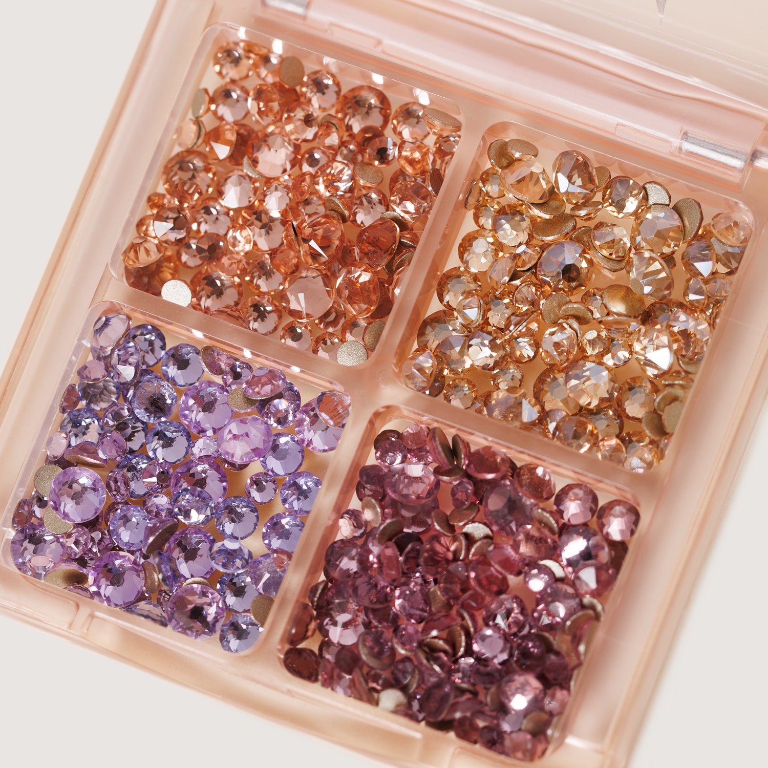 Diamond Cut Crystals - Mixed Colors