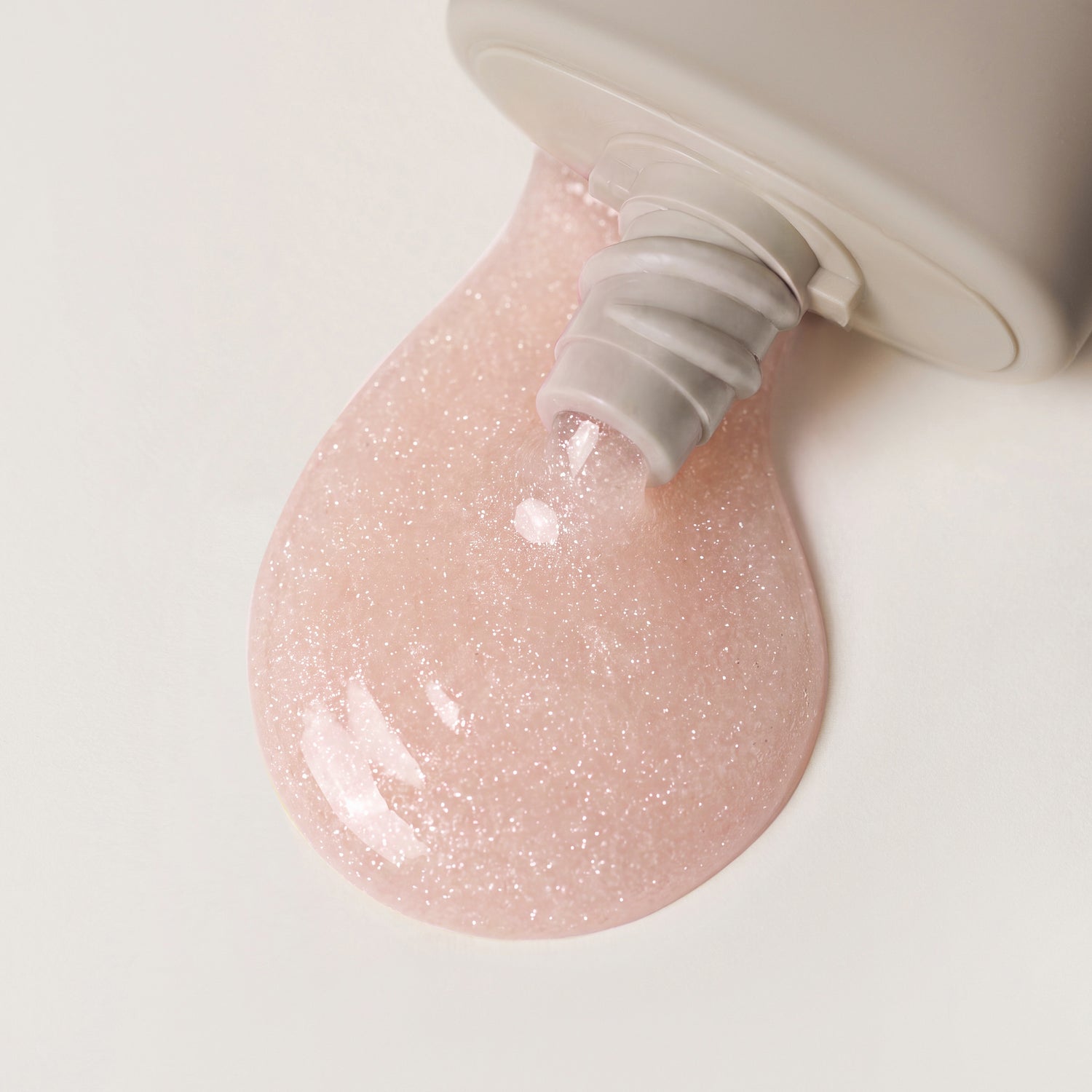Light Beige White Shimmer Easy File Acrygel