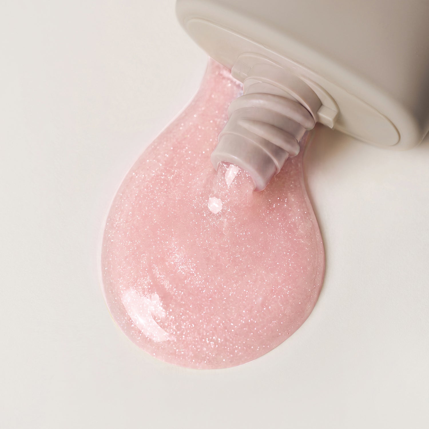 Light Natural White Shimmer Easy File Acrygel