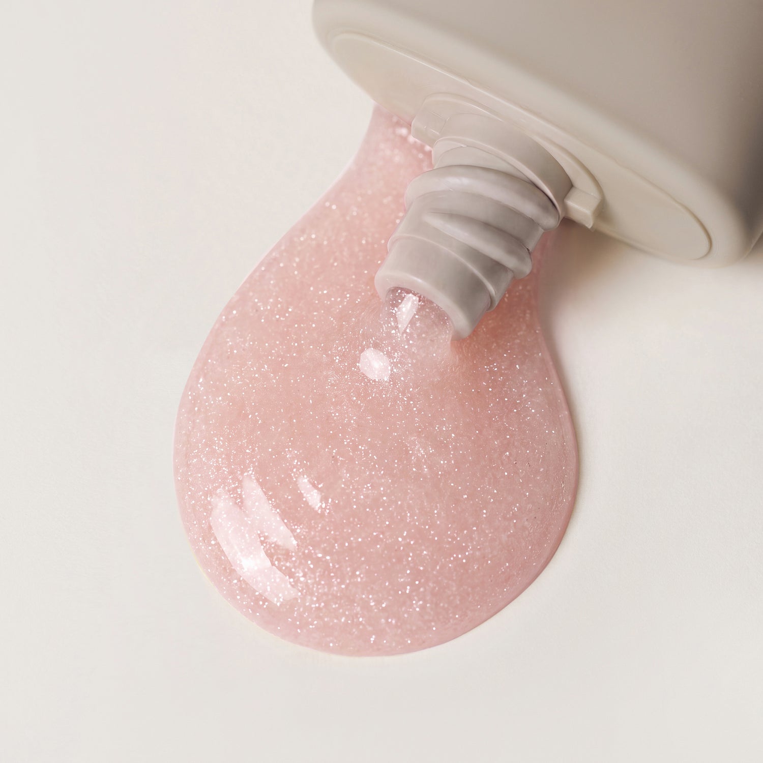 Light Nude White Shimmer Easy File Acrygel