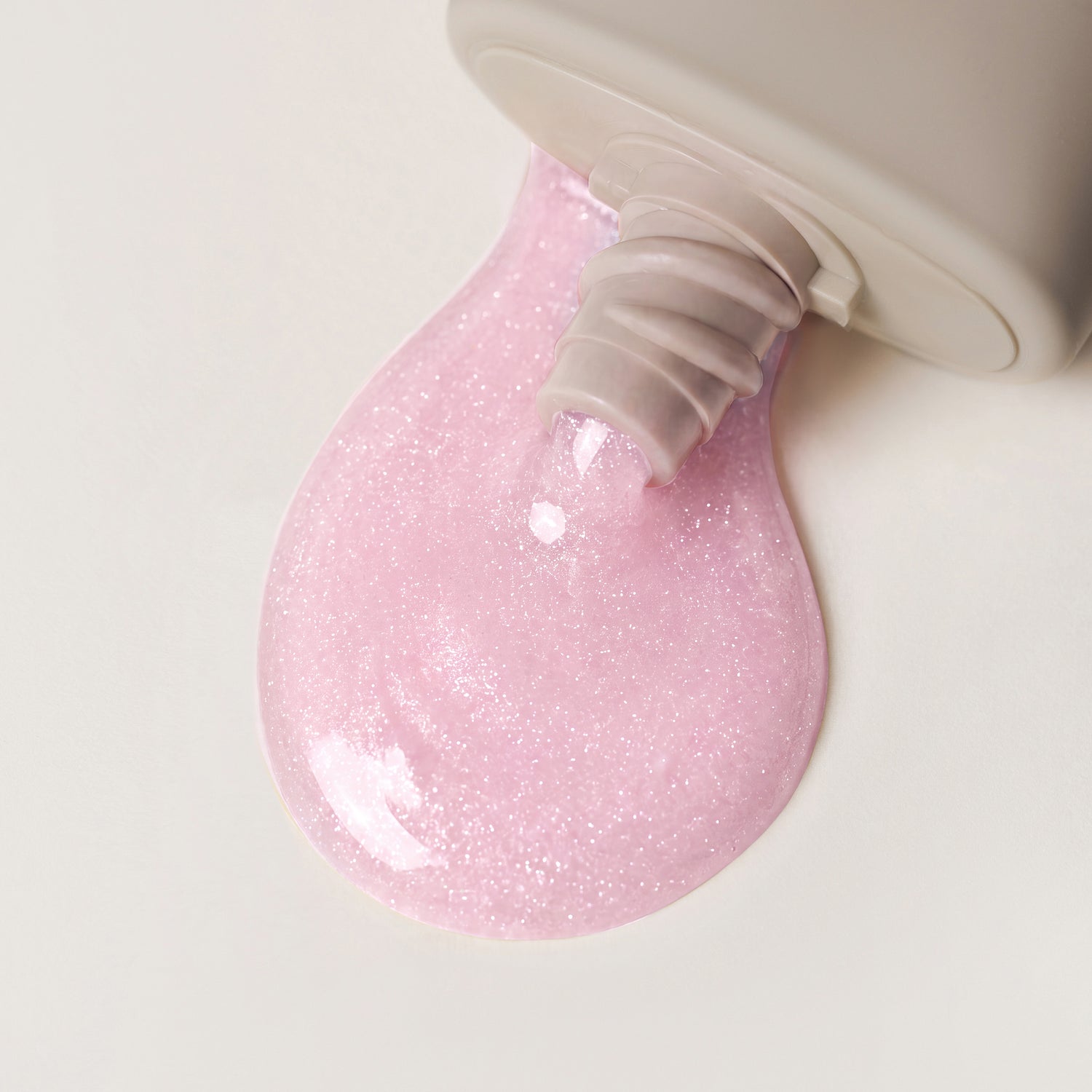 Light Pink White Shimmer Easy File Acrygel