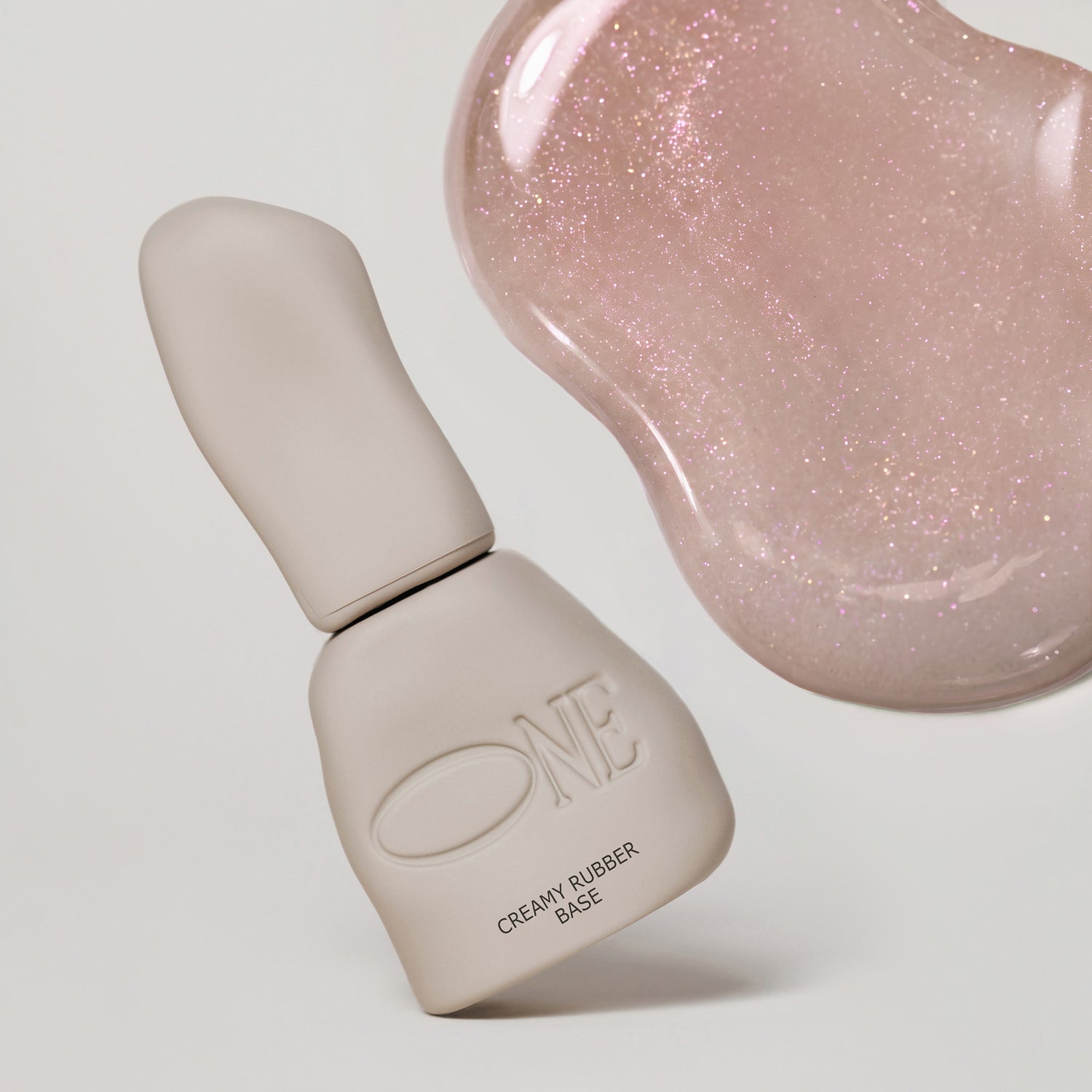 Creamy Rubber Base Soft Cocoa Pink Shimmer