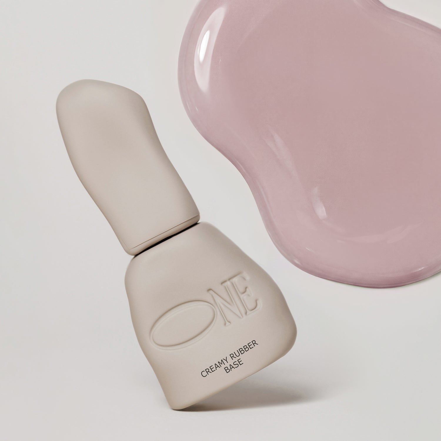 Creamy Rubber Base Soft Rose Grey