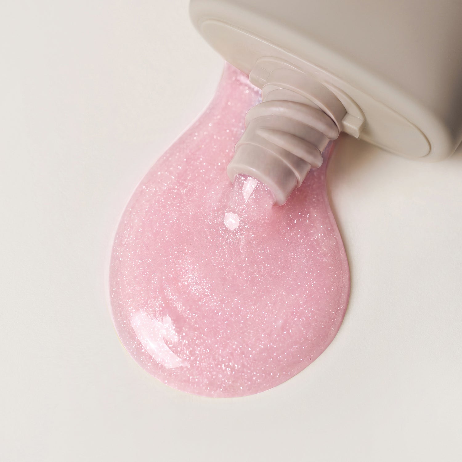 Soft Rose White Shimmer Easy File Acrygel