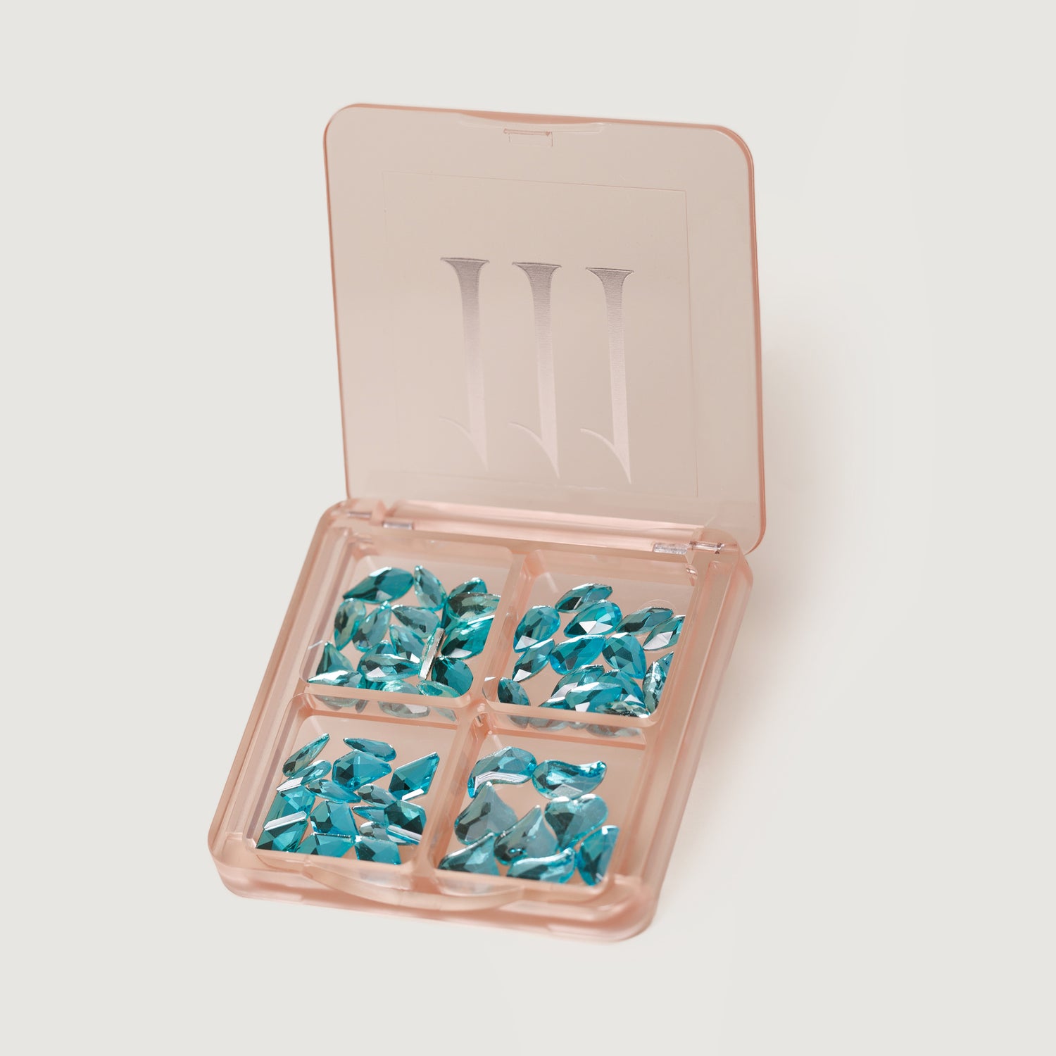 Mixed Shapes Crystals - Maldive Aqua Large