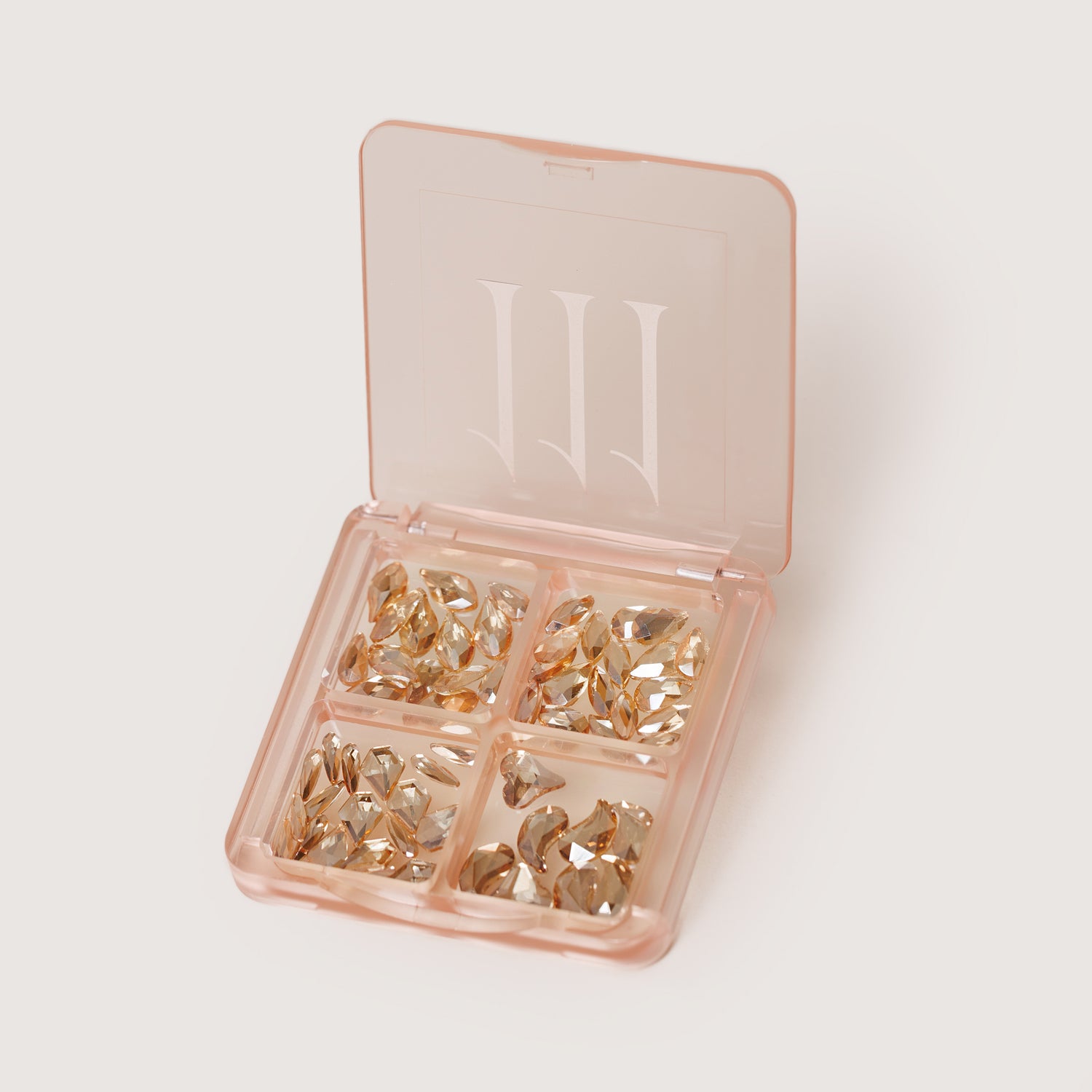 Mixed Shapes Crystals - Champagne Large